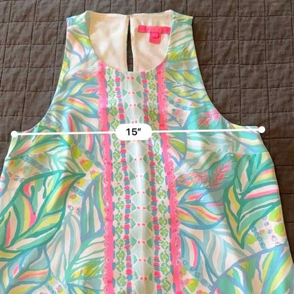 Lilly Pulitzer Lyle Maraca My World Top Size Small - Picture 3 of 6